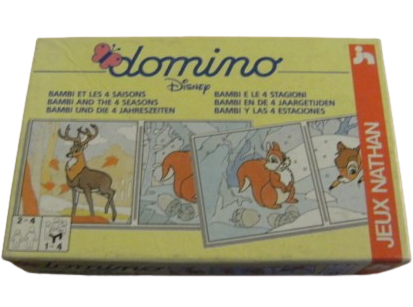 Visuel du Jeu Domino Bambi et les 4 saisons
