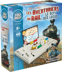 Jeu Logiquest - Les Aventuriers du Rail : Le défi des locos