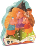 Visuel Puzzle silhouette - Les trois petits cochons