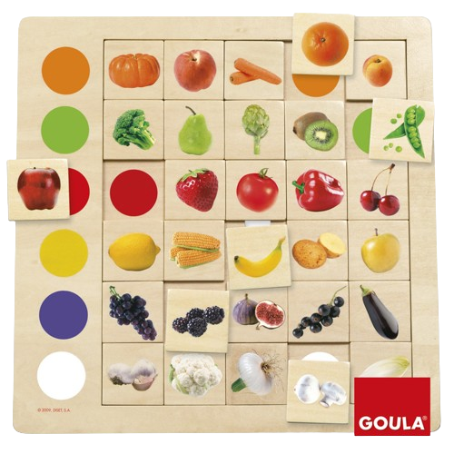 Visuel Association Couleurs-Fruits Goula